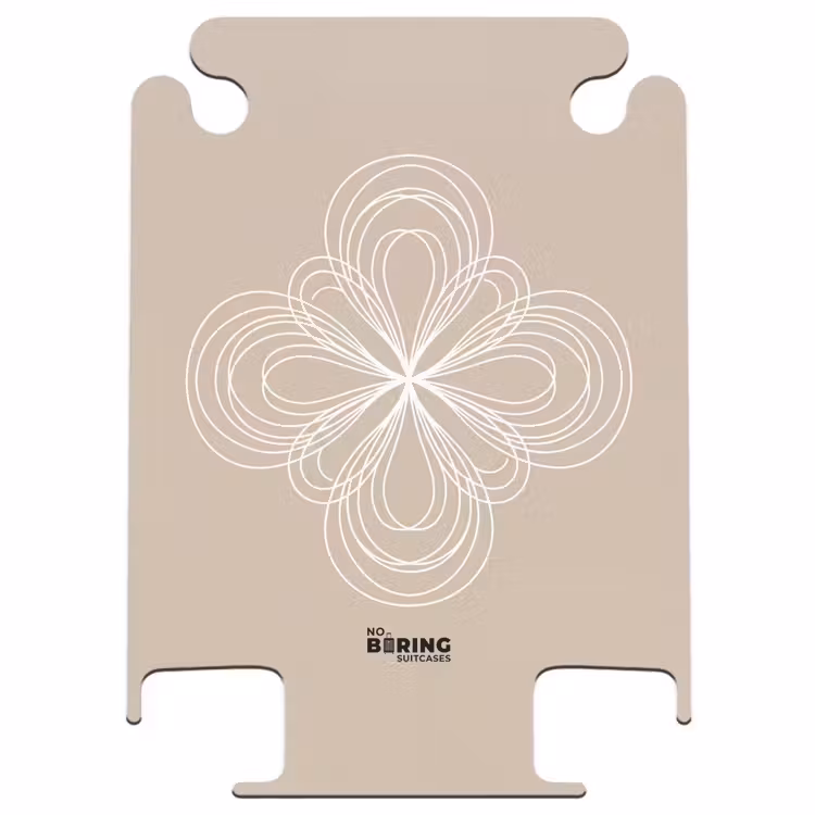 CaseSwap™ - Patroon - Lijnen - Abstract - Minimalistisch - Beige — 1