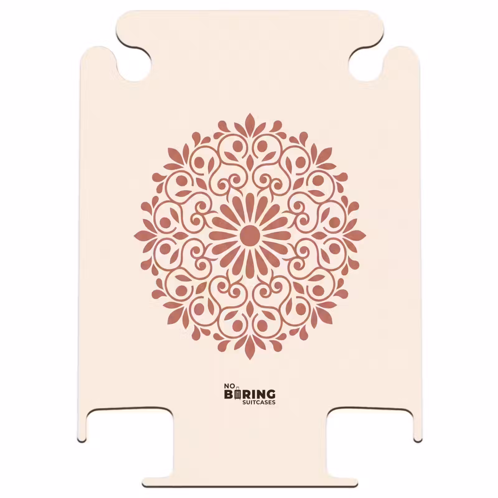 CaseSwap - Decoratie - Cirkel - Symmetrisch - Modern - Roodbruin — 1