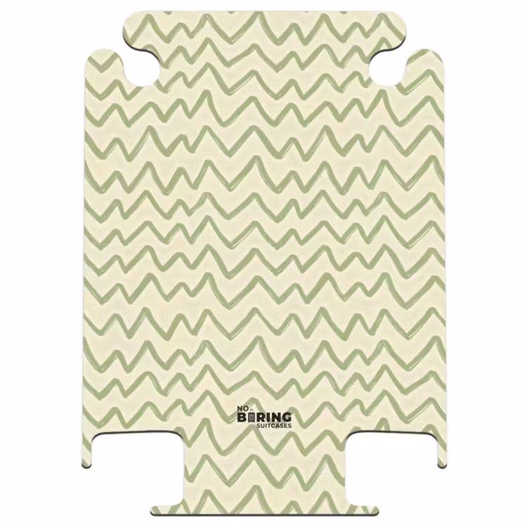 CaseSwap™ - Saliegroen - Zigzag - Handgetekend - Patroon — 1