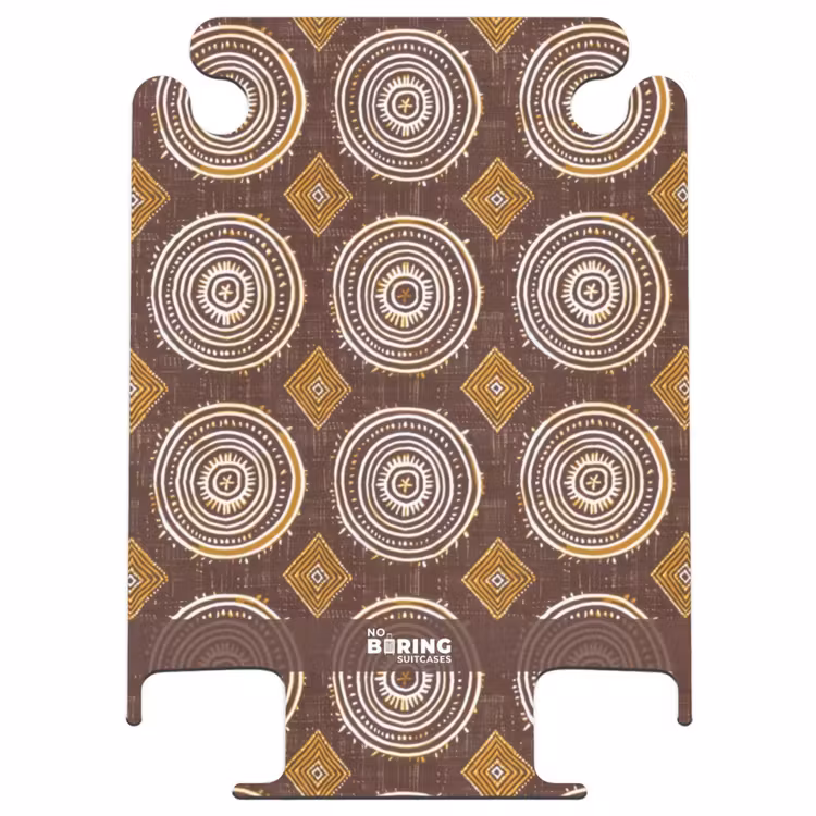 CaseSwap - Chocoladebruin - Etnisch - Tribaal - Cirkels - Patroon — 1