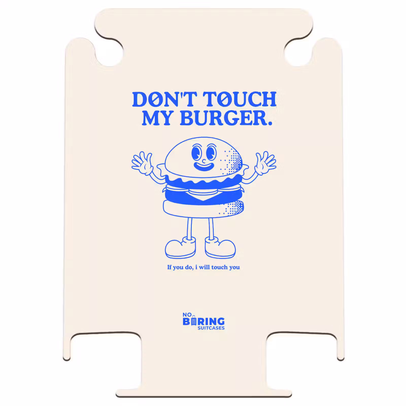 CaseSwap - Burger - Blauw - Wit — 1