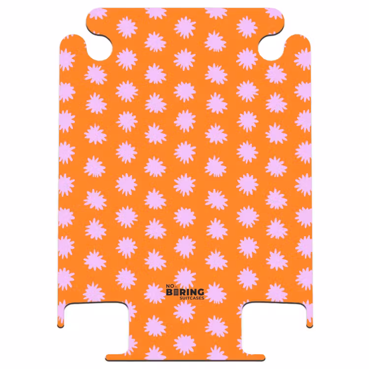 CaseSwap™ - Retro - Bloemen - Oranje — 1