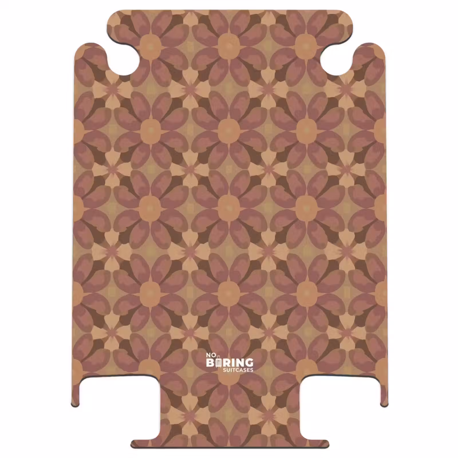 CaseSwap™ - Retro - Bloemen - Bruin — 1