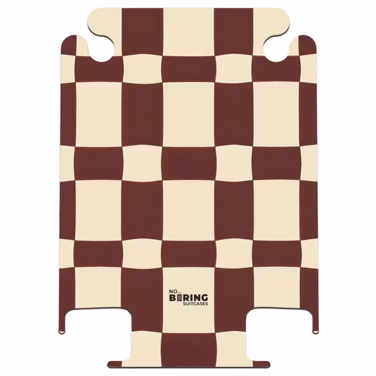 CaseSwap™ - Retro - Patroon - Bruin — 1