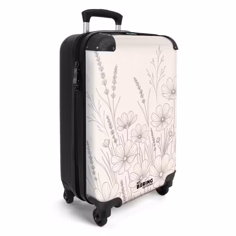 CaseSwap™ - Minimalistisch - Modern - Bloemen - Beige — 2