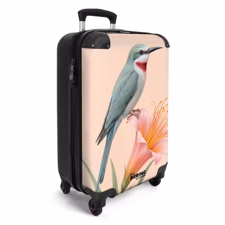 CaseSwap™ - Vogel - Bloem - Natuur - Roze — 2