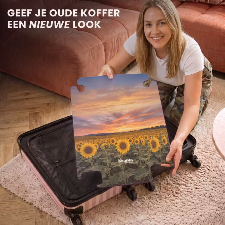 CaseSwap™ - Zonnebloemen - Heuvellandschap - Geel — 3