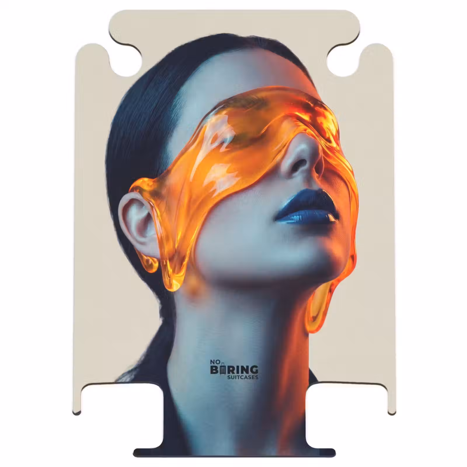 CaseSwap™ - Vrouw - Oranje - Abstract - Modern - Kleurrijk — 1