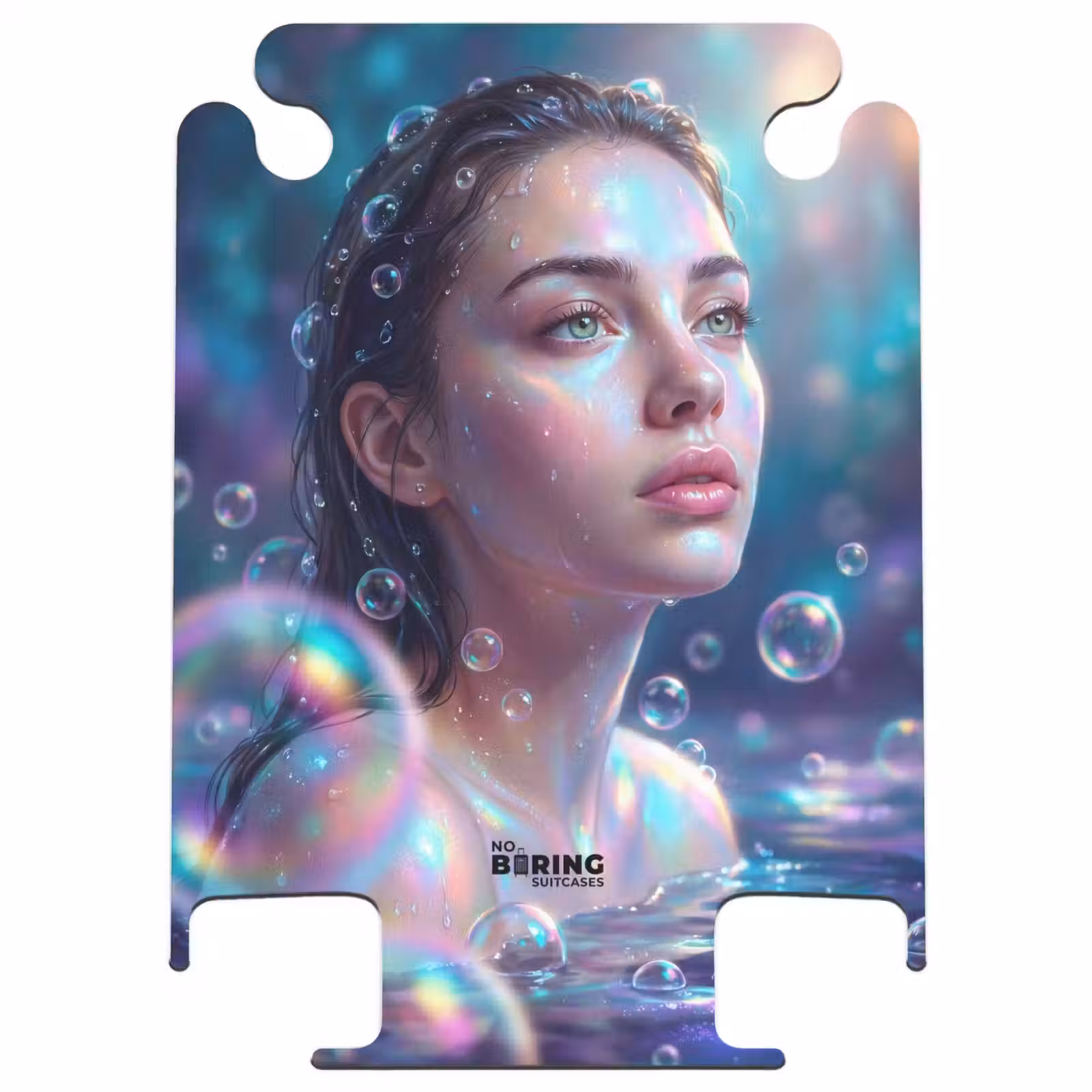 CaseSwap™ - Vrouw - Water - Portret - Kleurrijk - Modern — 1