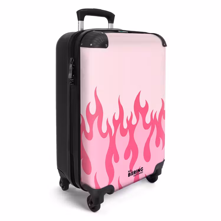 CaseSwap - Vlammen - Patroon - Abstract - Modern - Roze — 2