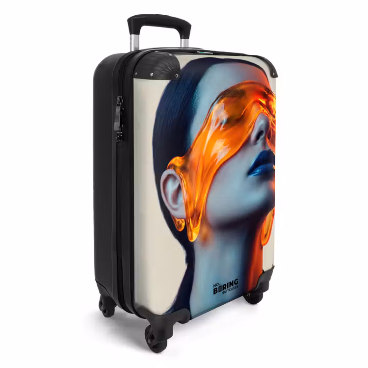 CaseSwap™ - Vrouw - Oranje - Abstract - Modern - Kleurrijk — 2