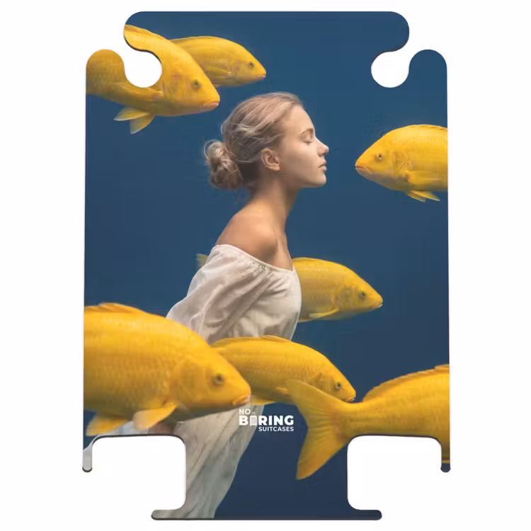 CaseSwap™ - Vrouw - Vis - Water - Natuur - Geel — 1