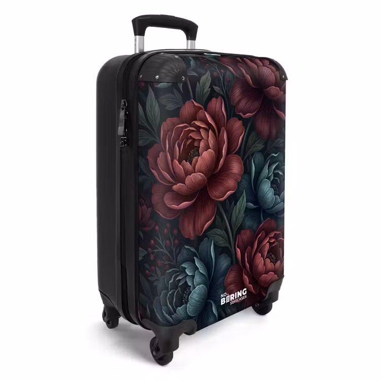 CaseSwap™ - Bloemen - Patroon - Natuur - Klassiek - Donker — 2