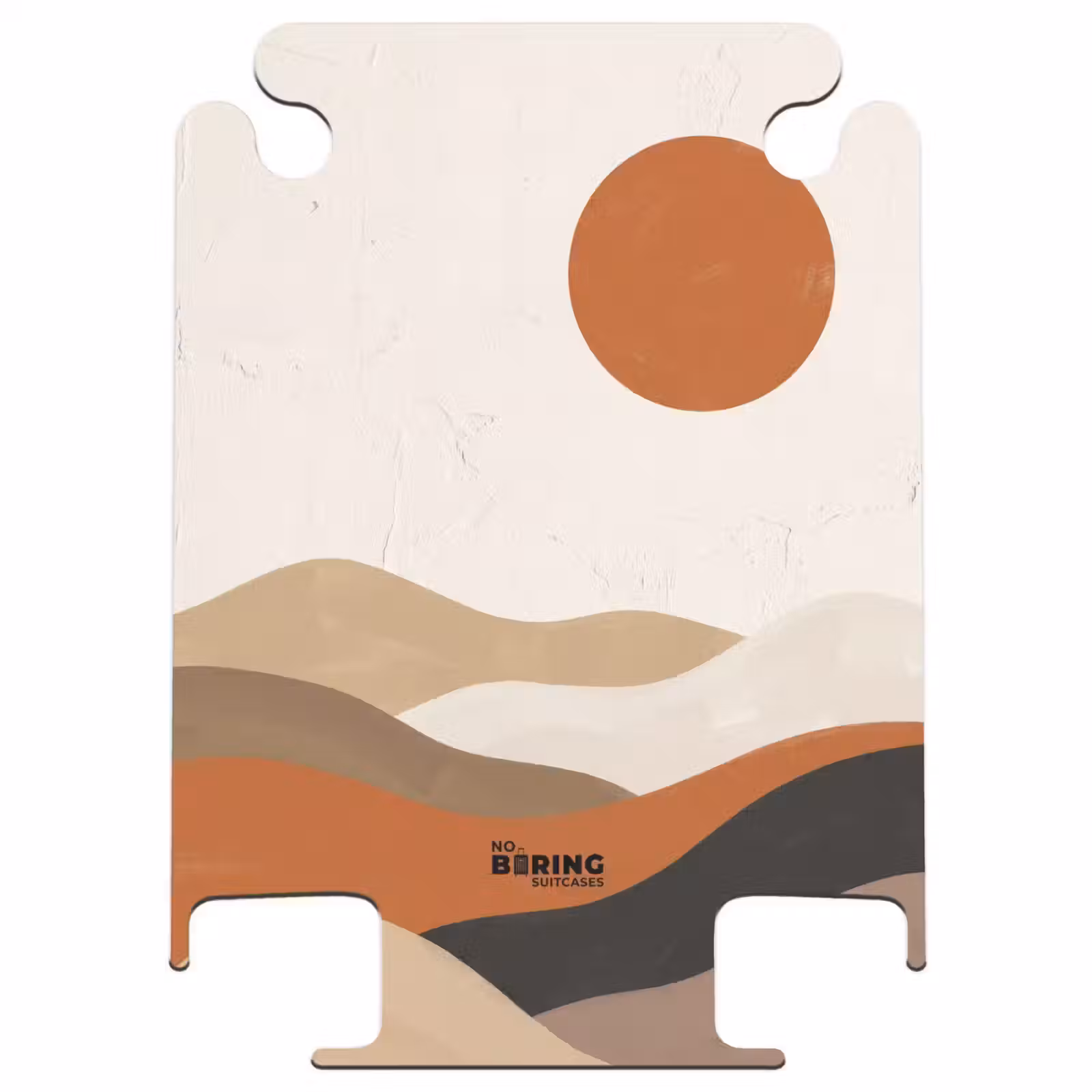 CaseSwap™ - Landschap - Heuvels - Zon - Abstract - Oranje — 1