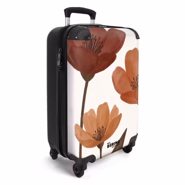 CaseSwap™ - Bloemen - Abstract - Modern - Bruin - Decoratief — 2