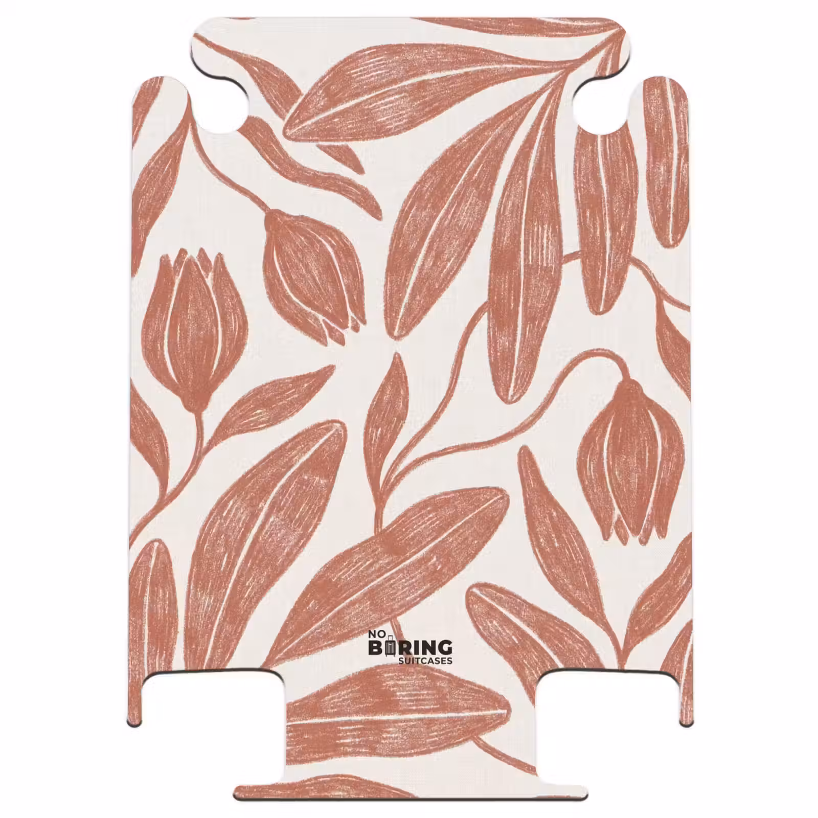 CaseSwap™ - Bloemen - Patroon - Modern - Natuur - Bruin — 1