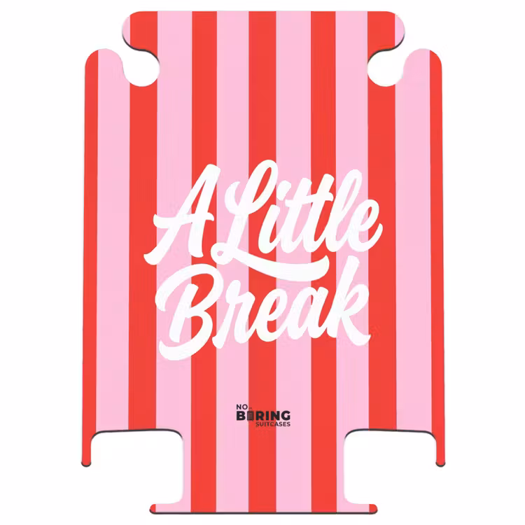 CaseSwap™ - A Little Break - Strepen - Rood - Roze — 1