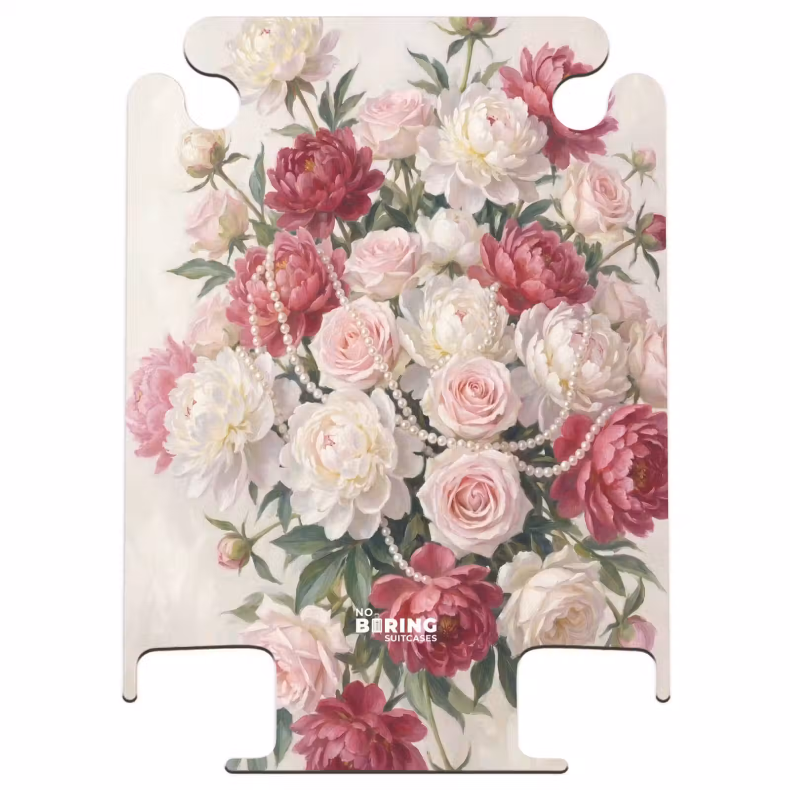 CaseSwap™ - Bloemen - Parels - Romantiek - Klassiek - Roze — 1