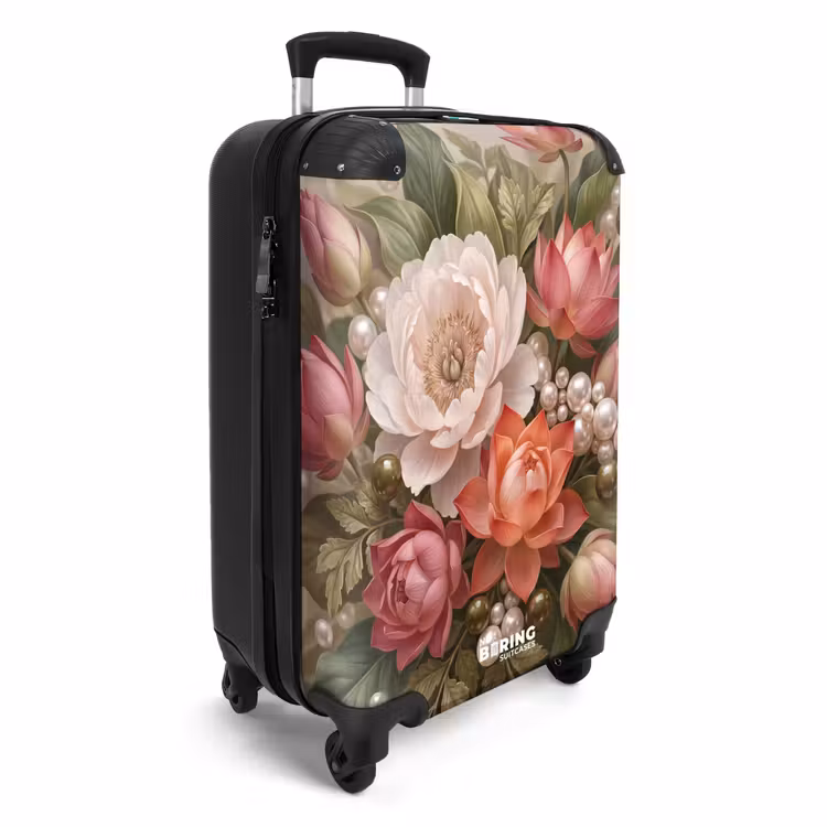 CaseSwap™ - Bloemen - Parels - Elegant - Roze - Wit — 2