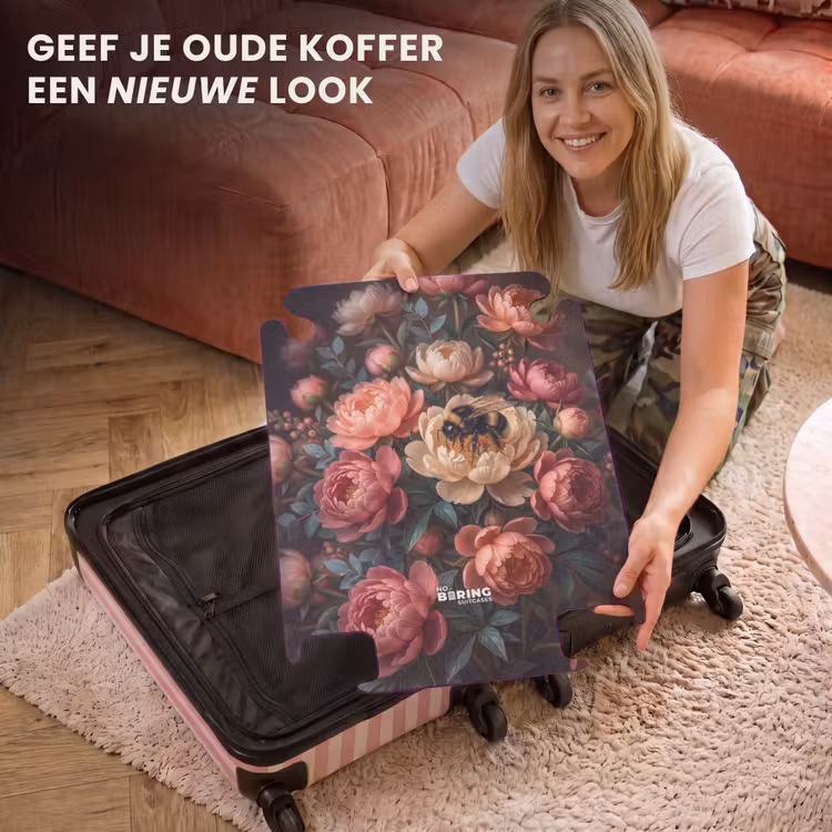 CaseSwap™ - Bloemen - Insect - Natuur - Roze — 3