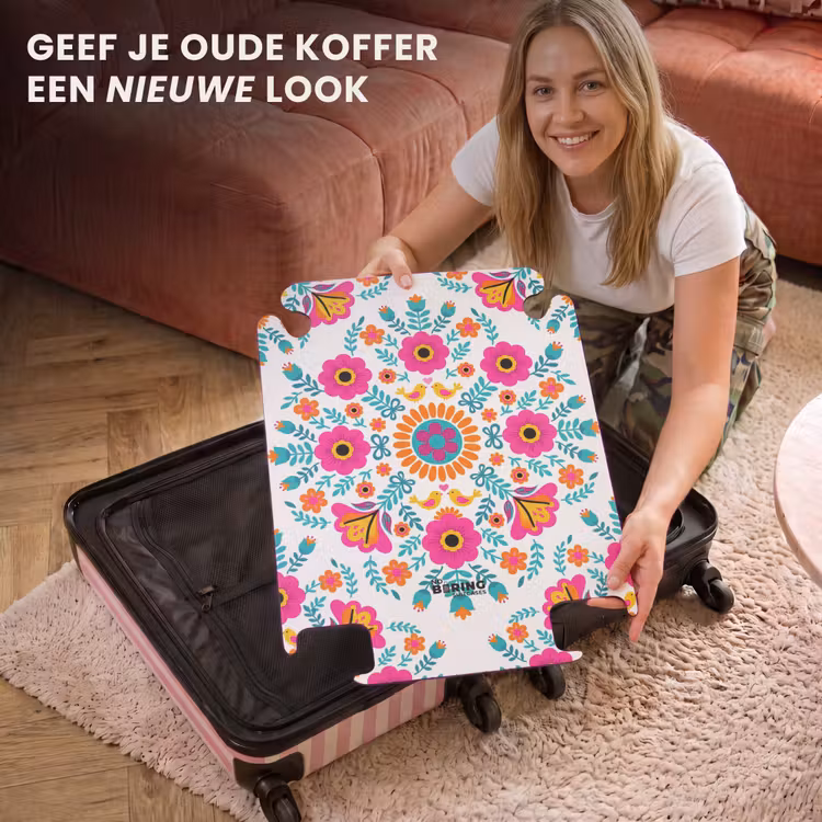 CaseSwap™ - Bloemen - Vogel - Patroon - Kleurrijk - Modern — 3