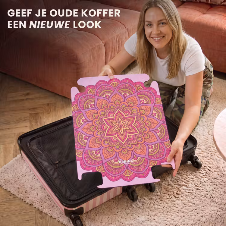CaseSwap™ - Mandala - Cirkel - Spiritueel - Oosters - Roze — 3