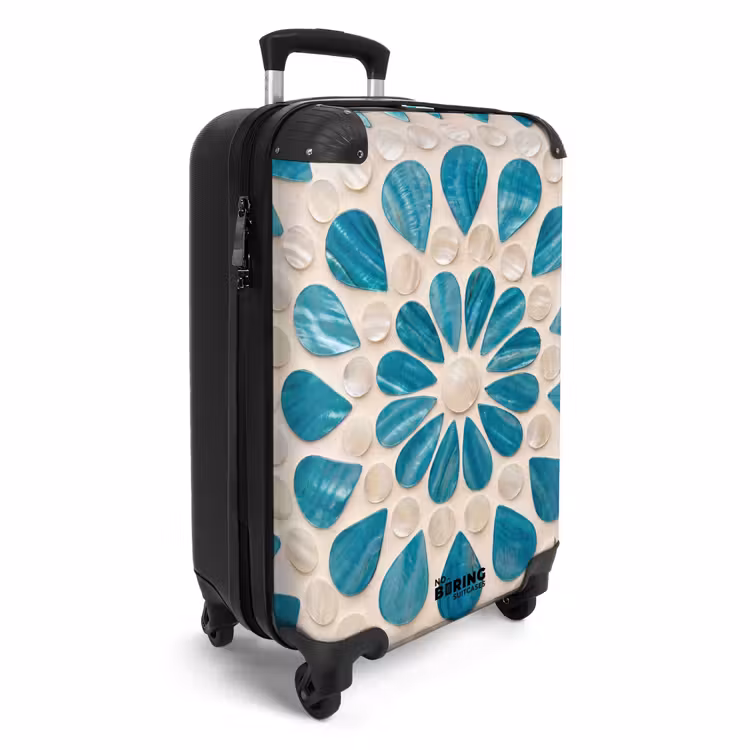 CaseSwap™ - Patroon - Mozaïek - Schelpen - Abstract - Turquoise — 2