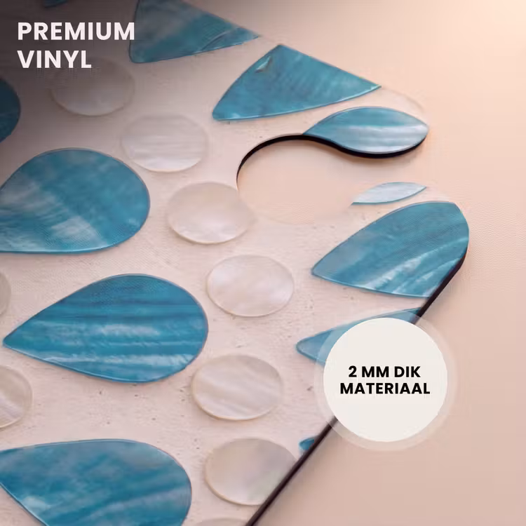 CaseSwap™ - Patroon - Mozaïek - Schelpen - Abstract - Turquoise — 6