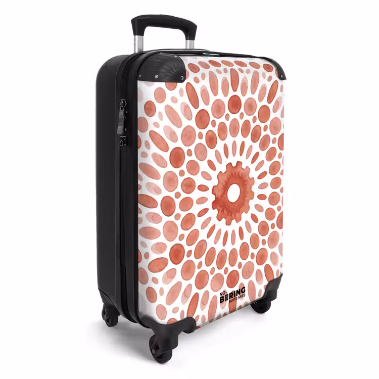 CaseSwap™ - Patroon - Cirkels - Abstract - Modern - Rood — 2