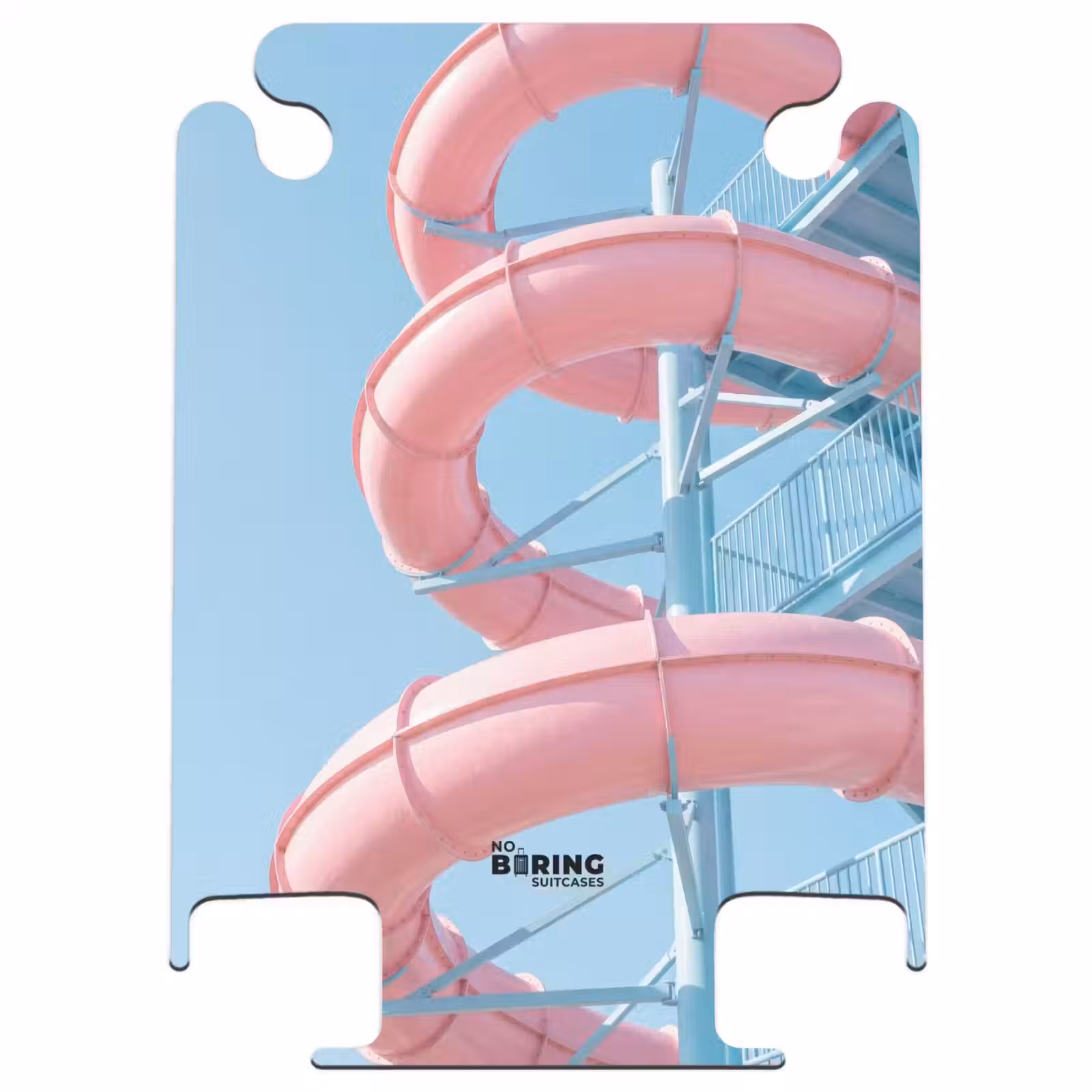 CaseSwap™ - Glijbaan - Waterpark - Spiraal - Modern - Roze — 1