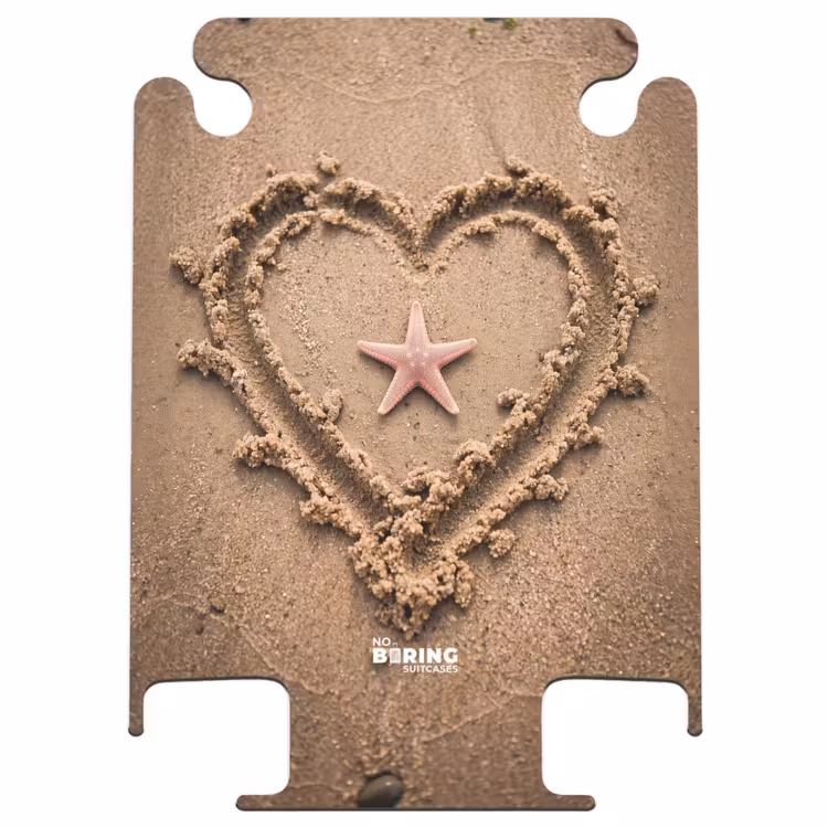 CaseSwap™ - Dieren - Hart - Strand - Zand - Roze — 1
