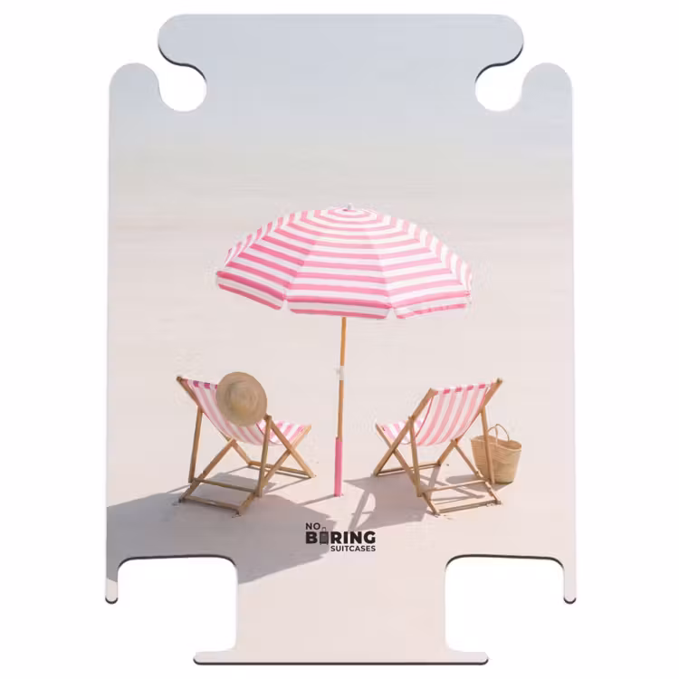 CaseSwap™ - Strand - Parasol - Ligstoel - Zomer - Roze — 1