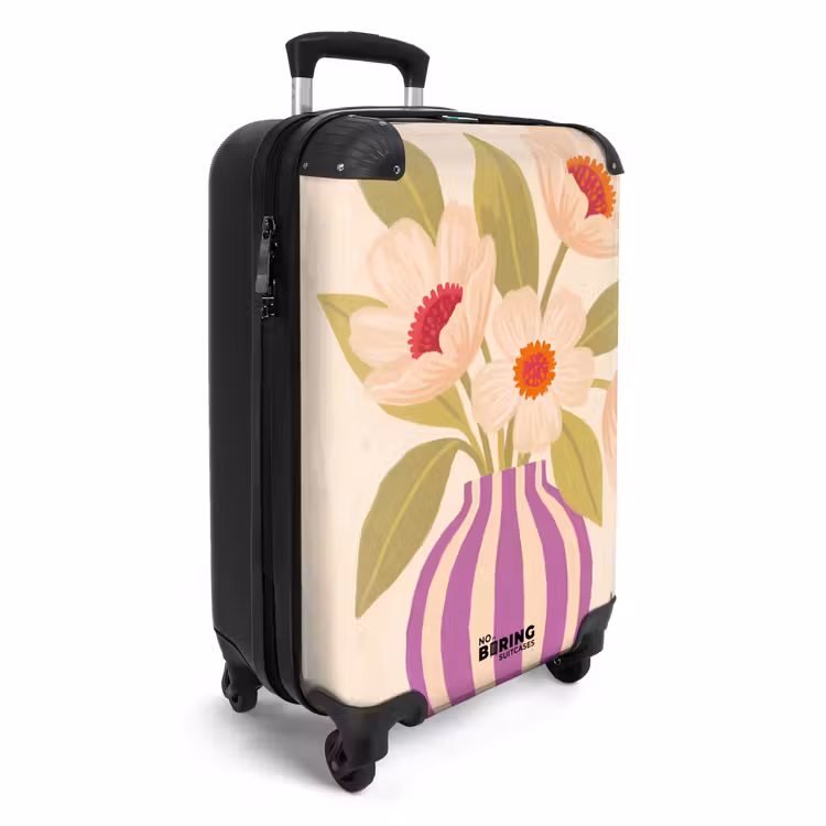 CaseSwap™ - Bloemen - Vaas - Abstract - Paars - Oranje — 2