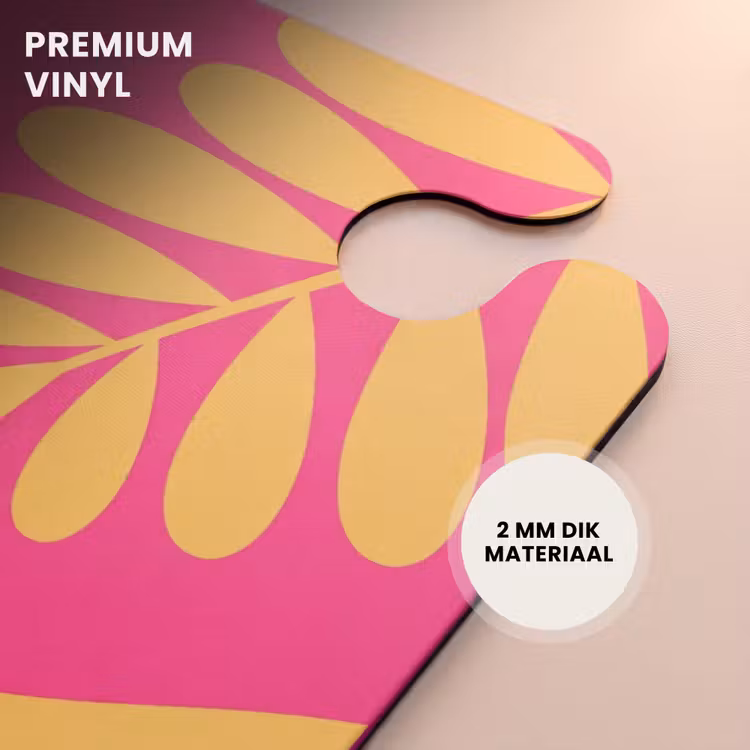 CaseSwap™ - Natuur - Bladeren - Abstract - Roze - Geel — 6