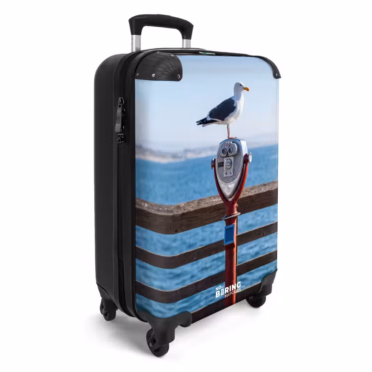 CaseSwap™ - Vogel - Verrekijker - Kust - Zee - Blauw — 2