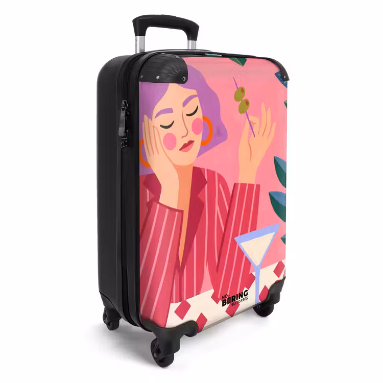 CaseSwap™ - Vrouw - Cocktail - Bloemen - Modern - Roze — 2