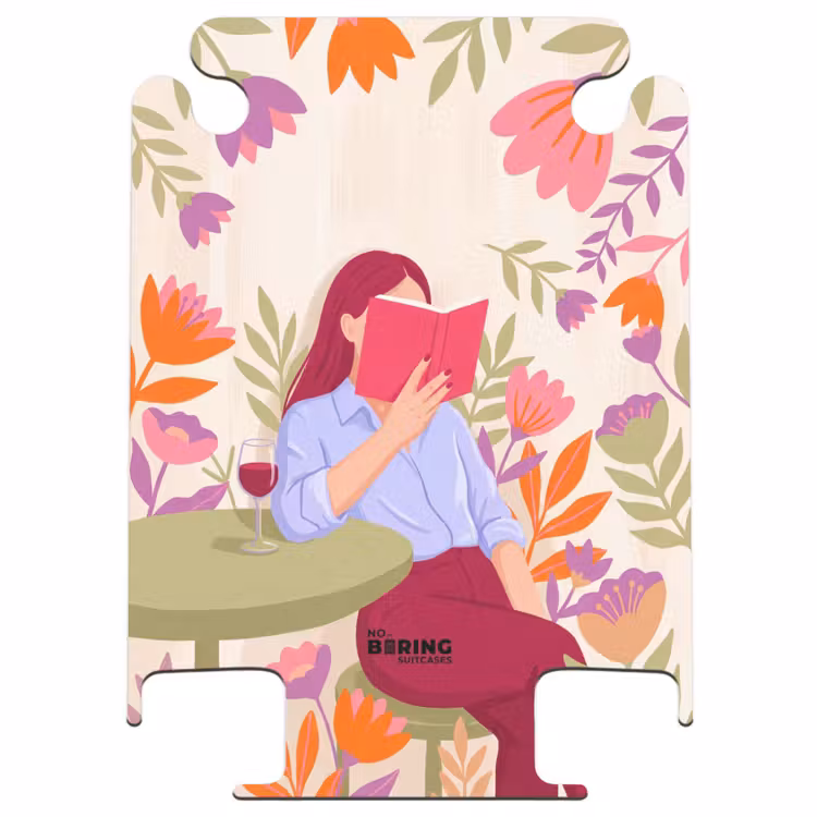 CaseSwap™ - Vrouw - Lezen - Thuis - Modern - Bloemen — 1
