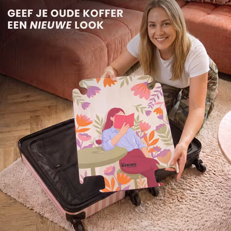 CaseSwap™ - Vrouw - Lezen - Thuis - Modern - Bloemen — 3