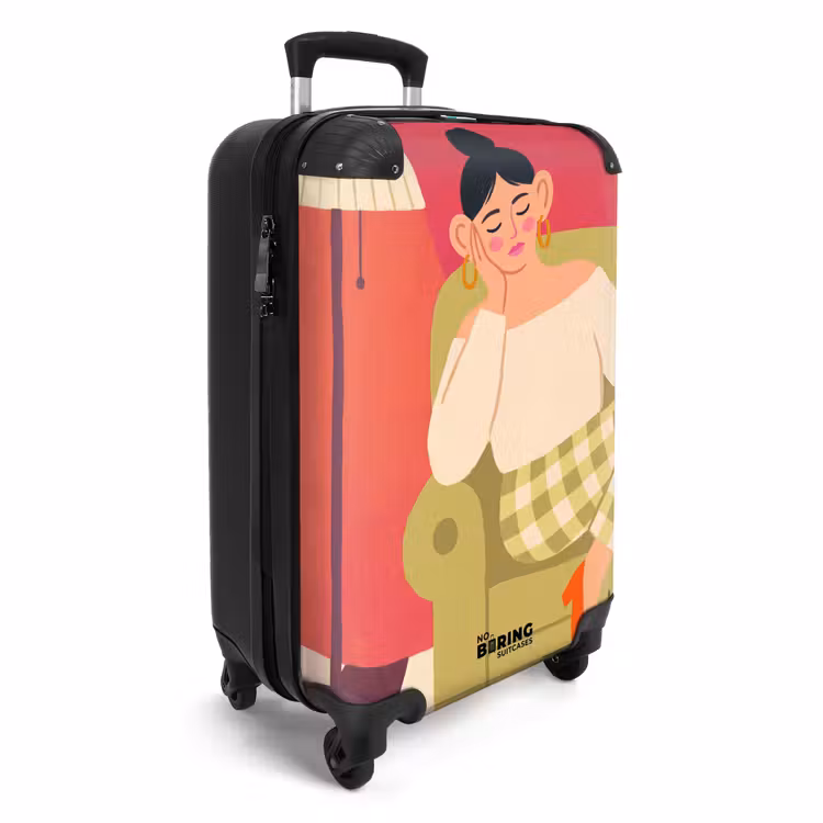 CaseSwap™ - Vrouw - Rust - Interieur - Modern - Kunst — 2