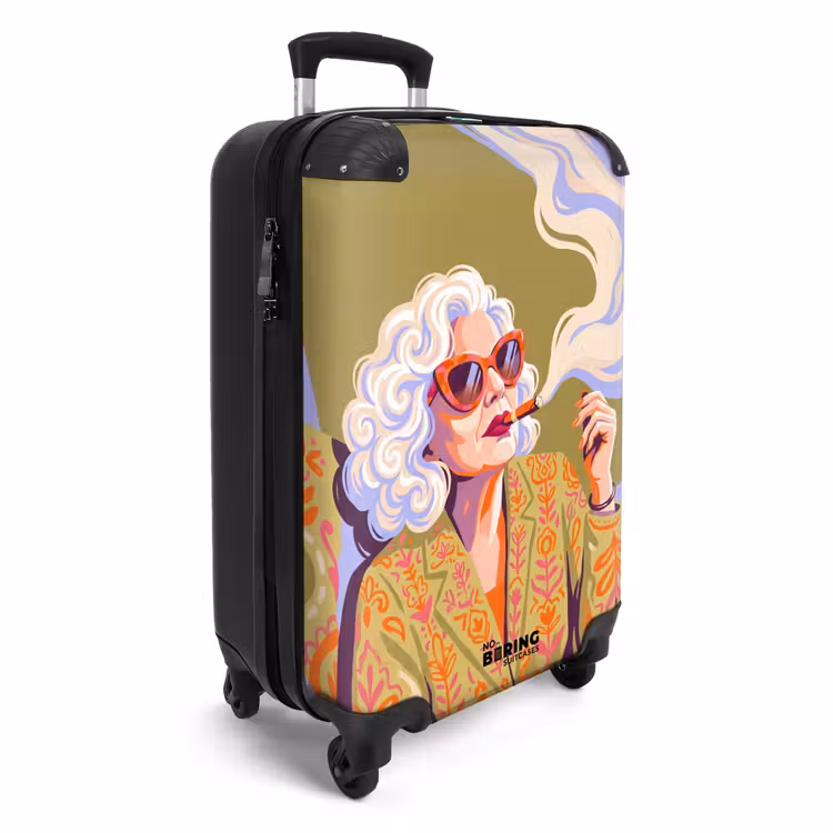 CaseSwap™ - Vrouw - Zonnebril - Portret - Modern - Kleurrijk — 2