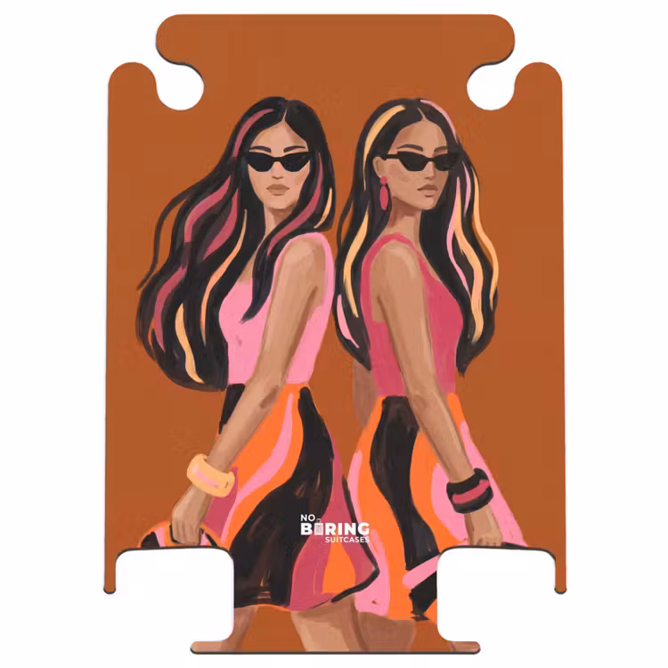 CaseSwap™ - Mensen - Duo - Mode - Illustratie - Kleurrijk — 1