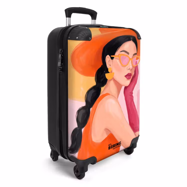 CaseSwap - Vrouw - Hoed - Mode - Modern - Oranje — 2