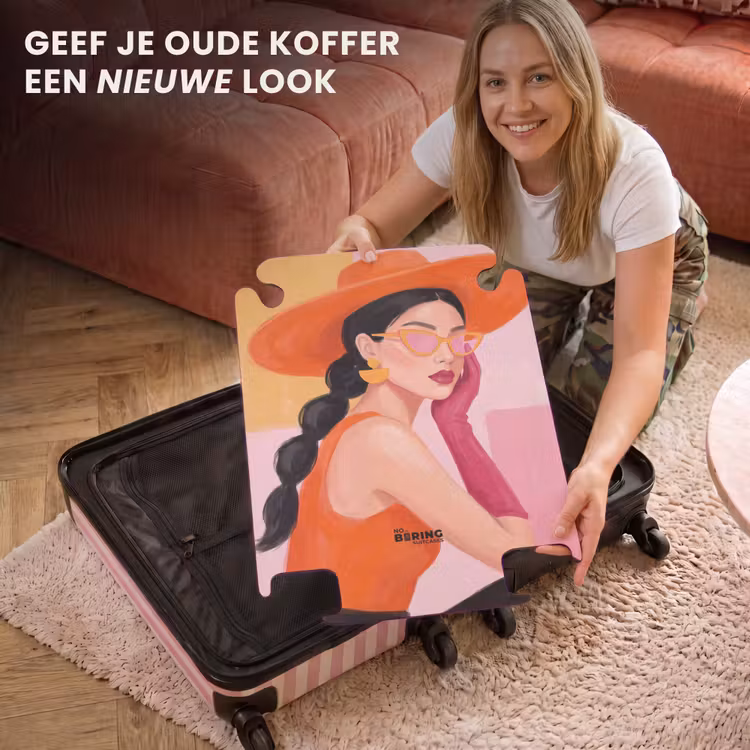 CaseSwap - Vrouw - Hoed - Mode - Modern - Oranje — 3