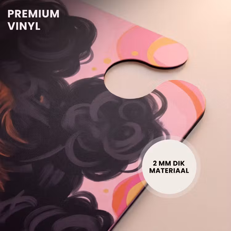 CaseSwap™ - Vrouw - Portret - Abstract - Kleurrijk - Roze — 6
