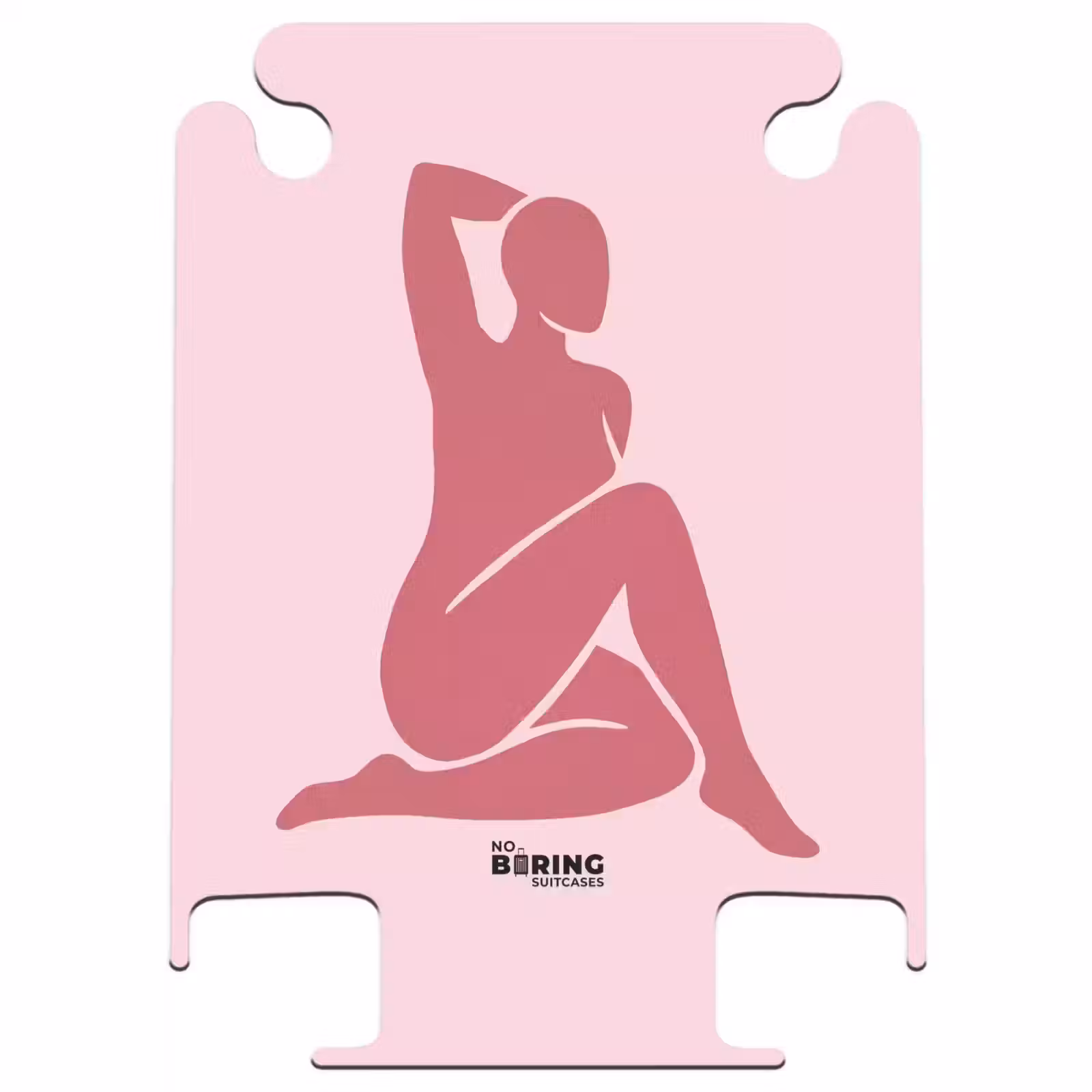 CaseSwap™ - Vrouw - Silhouet - Abstract - Modern - Roze — 1
