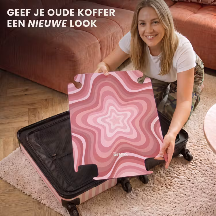 CaseSwap™ - Ster - Golvend - Abstract - Roze — 3