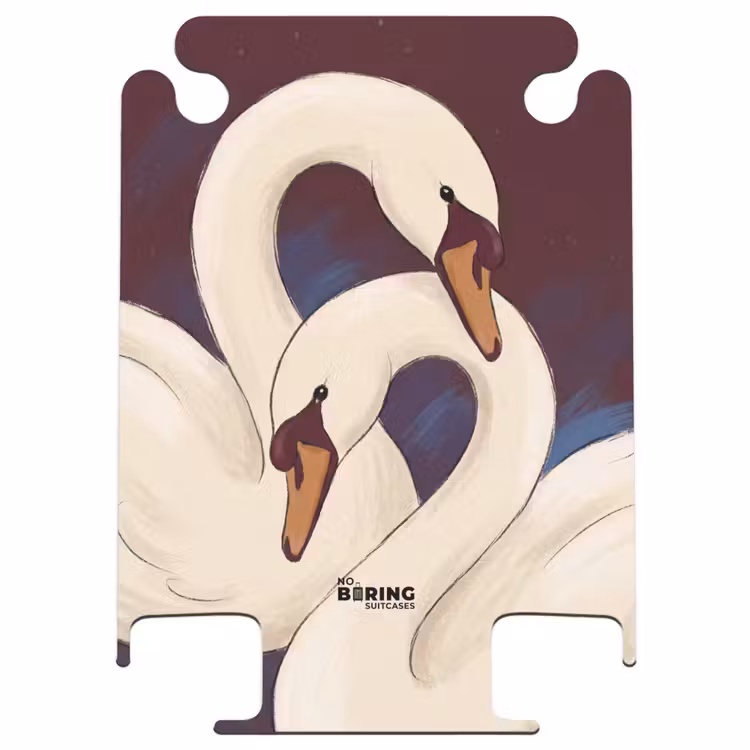 CaseSwap™ - Vogel - Koppel - Liefde - Abstract - Wit — 1