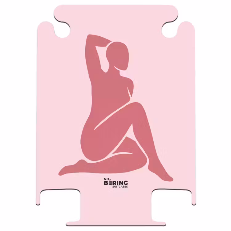 CaseSwap™ - Vrouw - Silhouet - Abstract - Modern - Roze — 1