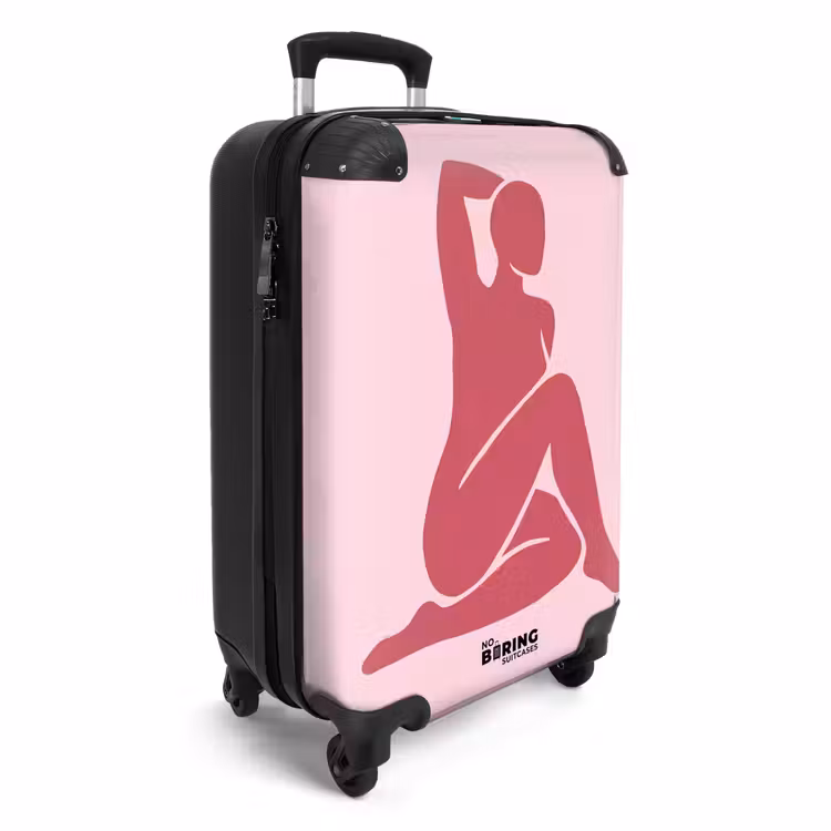 CaseSwap™ - Vrouw - Silhouet - Abstract - Modern - Roze — 2