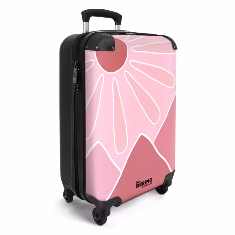 CaseSwap™ - Zon - Bergen - Natuur - Abstract - Roze — 2
